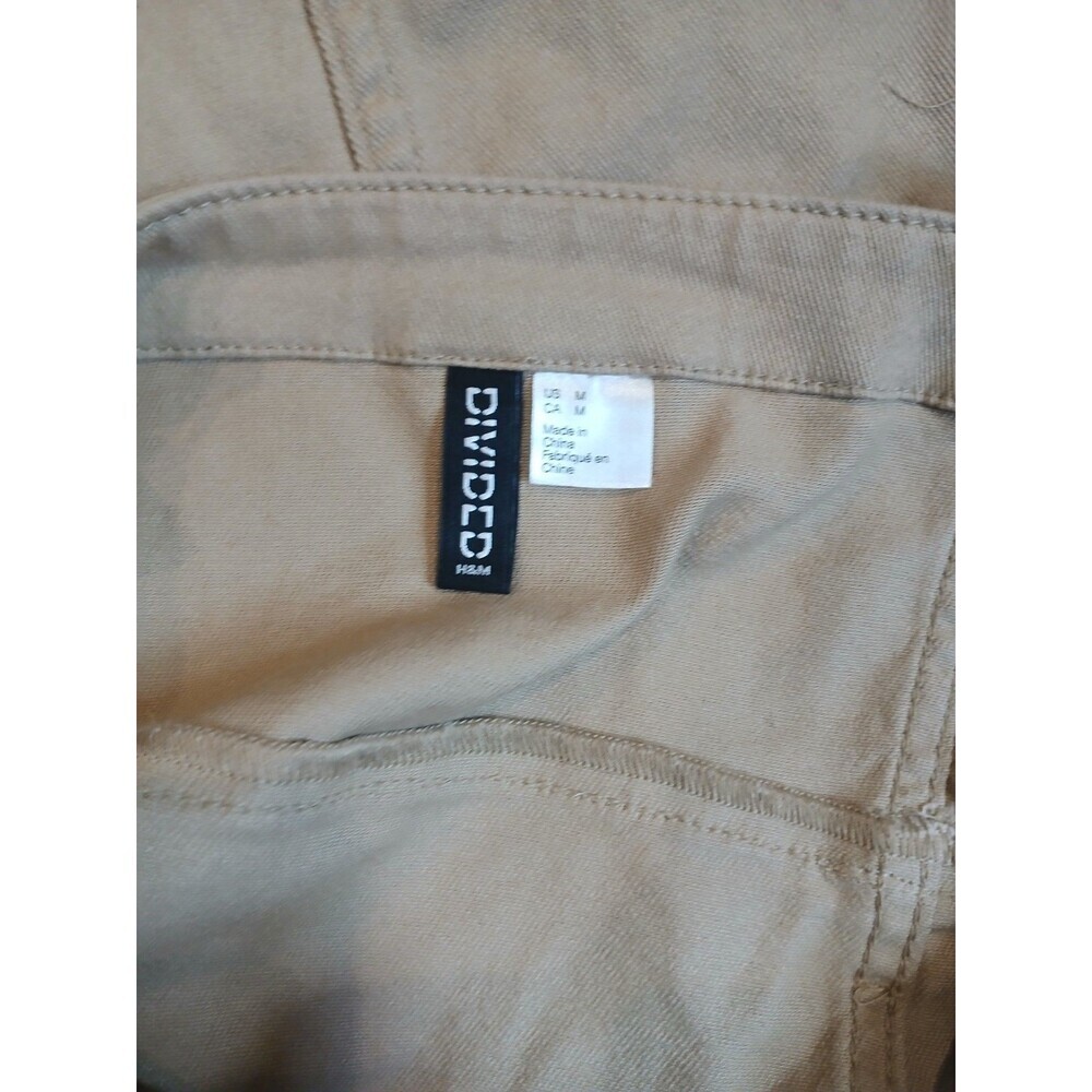 Divided Beige Utility Mini Dress Size M|Button Front Cargo Dress|Casual Streetwe - Picture 4 of 4